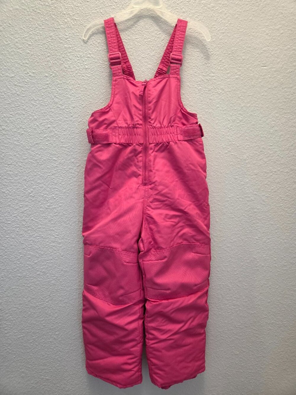 Cat & Jack Girls Snow Bib Overalls 4T Hot Pink Insulated Ski Pants